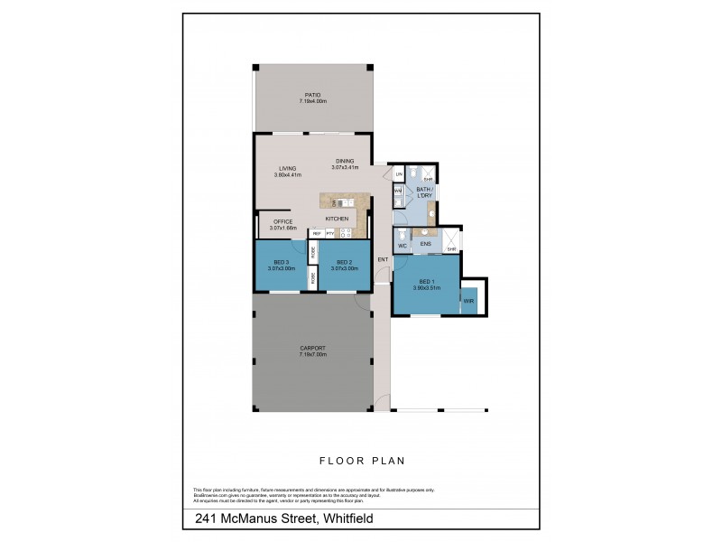 241 McManus Street, Whitfield QLD 4870 Floorplan