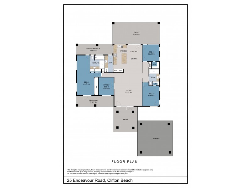 25 Endeavour Road, Clifton Beach QLD 4879 Floorplan