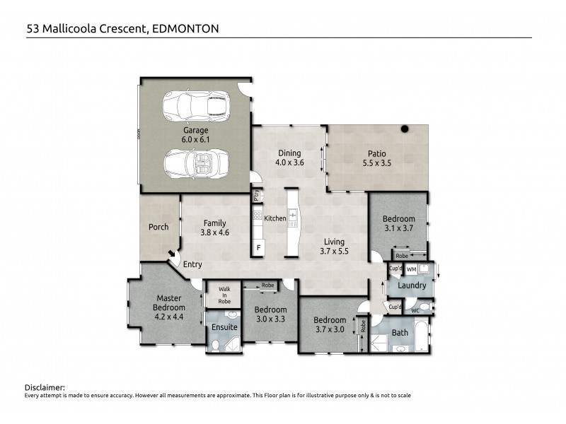 53 Mallicoola Crescent, Edmonton QLD 4869 Floorplan