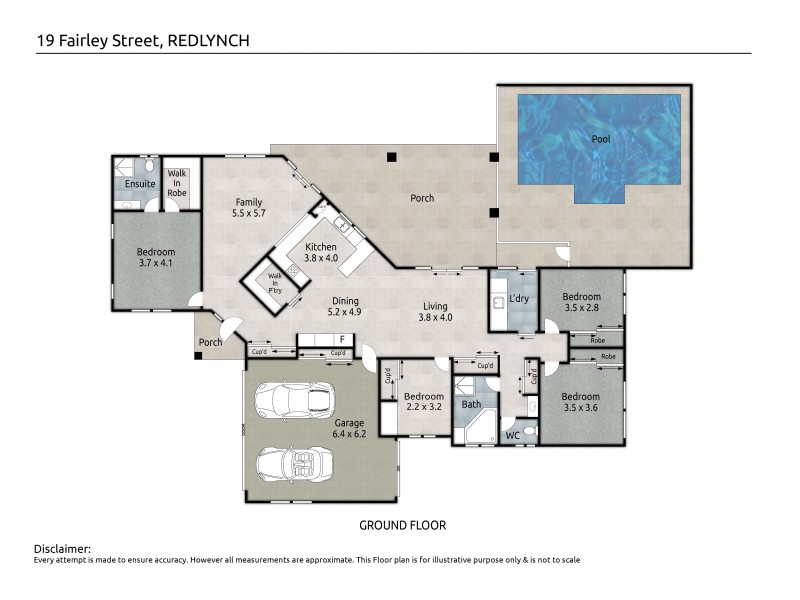 19 Fairley Street, Redlynch QLD 4870 Floorplan