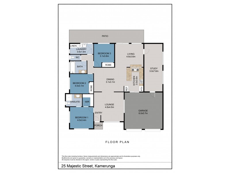 25 Majestic Street, Kamerunga QLD 4870 Floorplan