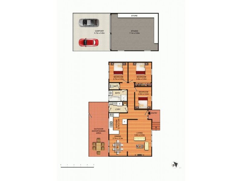 9 Hervey Place, Wanniassa ACT 2903 Floorplan