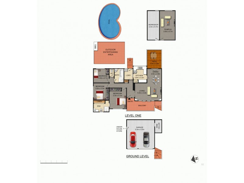 4 Mahon Place, Hughes ACT 2605 Floorplan