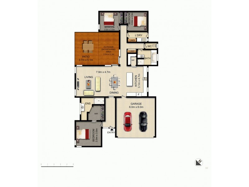 44 Errol Street, Crace ACT 2911 Floorplan
