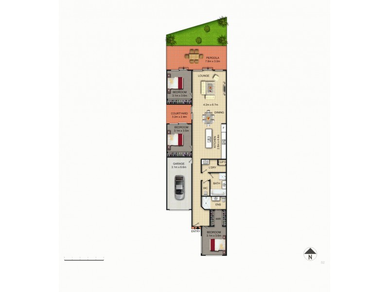2/31 Tallara Parkway, Narrabundah ACT 2604 Floorplan