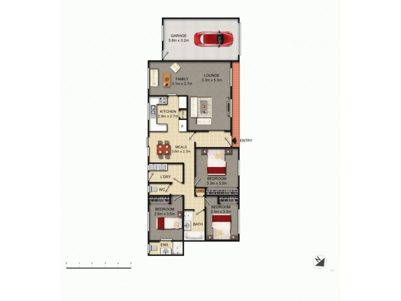 4 Richardson Circuit, Conder ACT 2906 Floorplan