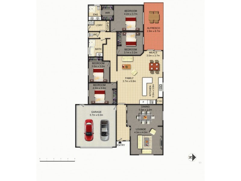 15 Cantamessa Ave, Gungahlin ACT 2912 Floorplan