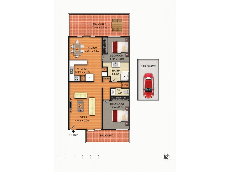 50/47 Kennedy Street, Kingston ACT 2604 Floorplan