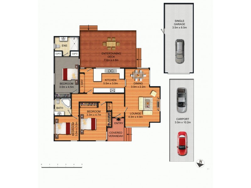 7 Bailey Place, Yarralumla ACT 2600 Floorplan