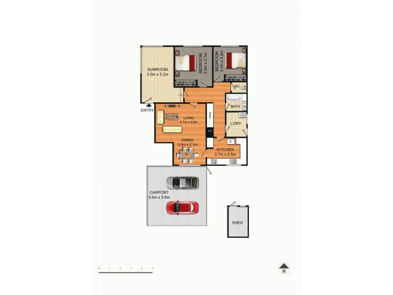 23 McKinlay Street, Narrabundah ACT 2604 Floorplan