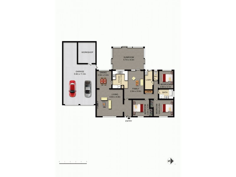 12 Galleghan Circuit, Gowrie ACT 2904 Floorplan