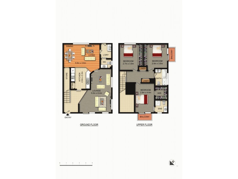 1/60 Boldrewood Street, Turner ACT 2612 Floorplan