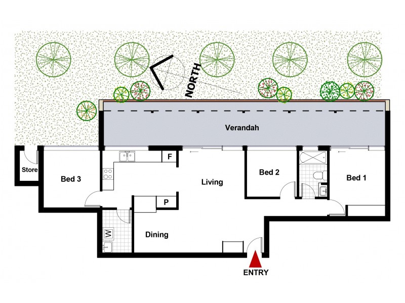 26/7 Medley Street, Chifley ACT 2606 Floorplan