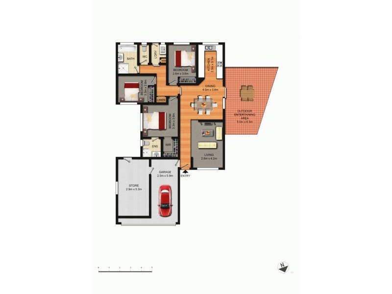 7 Allcot Place, Conder ACT 2906 Floorplan