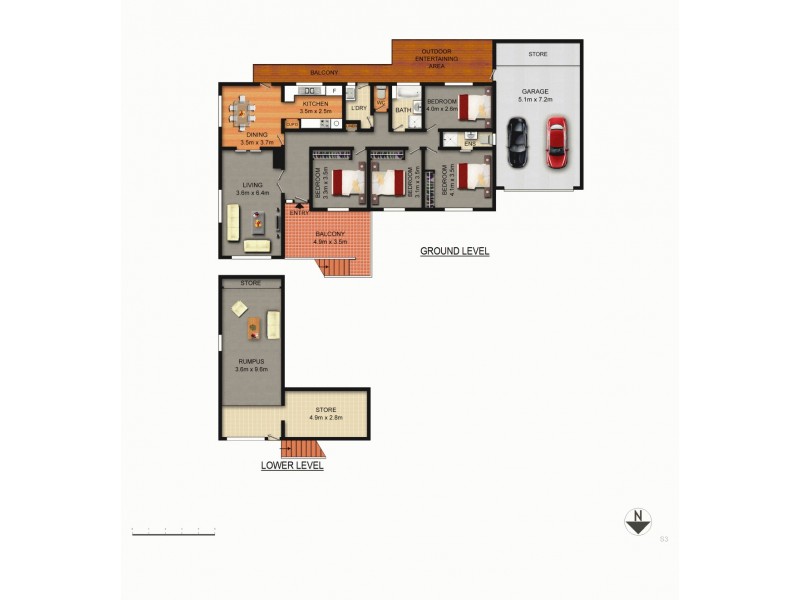 3 Cleland Street, Latham ACT 2615 Floorplan