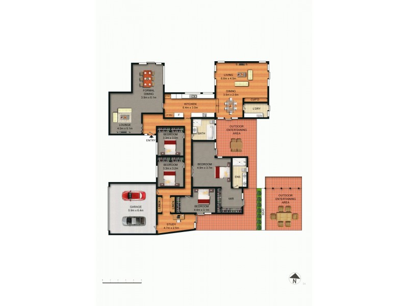53 Golden Grove, Red Hill ACT 2603 Floorplan
