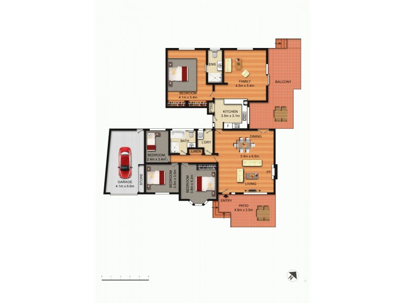 10 Johnston Street, Narrabundah ACT 2604 Floorplan
