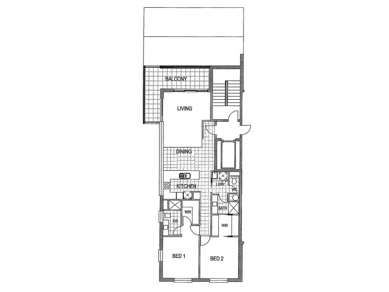 122/12 David Street, Turner ACT 2612 Floorplan