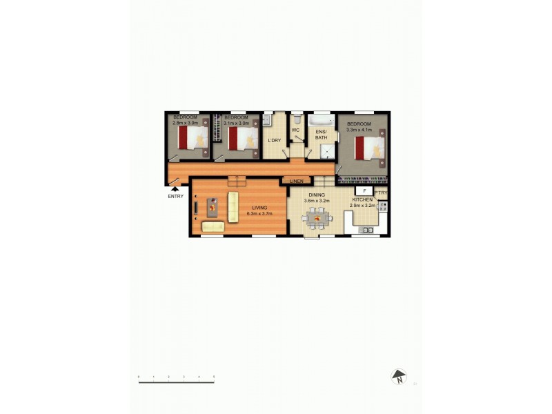 10 Max Henry Crescent, Macarthur ACT 2904 Floorplan