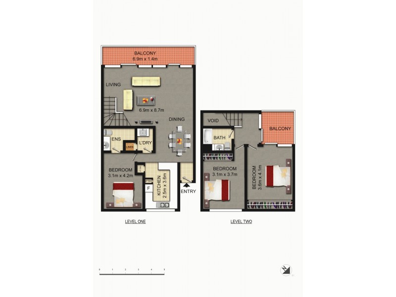 35/18 Currie Crescent, Kingston ACT 2604 Floorplan