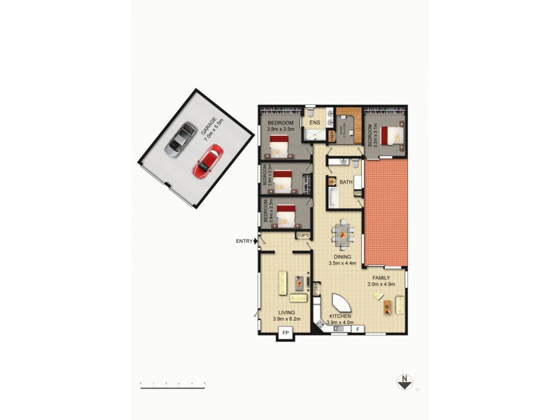 17 Hardie Close, Macarthur ACT 2904 Floorplan