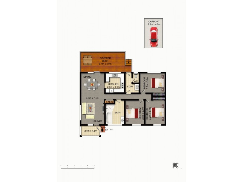 4 Horrocks Street, Torrens ACT 2607 Floorplan