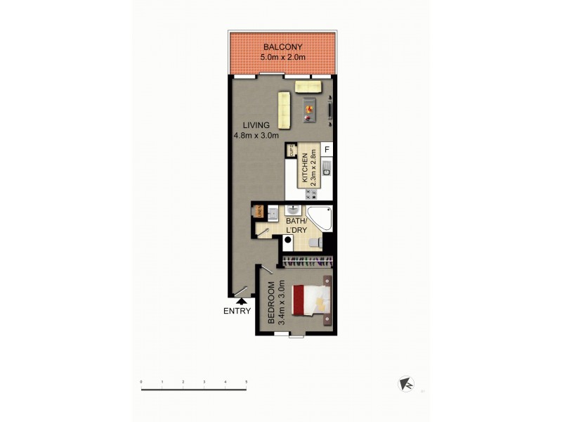 59/72 Wentworth Avenue, Kingston ACT 2604 Floorplan
