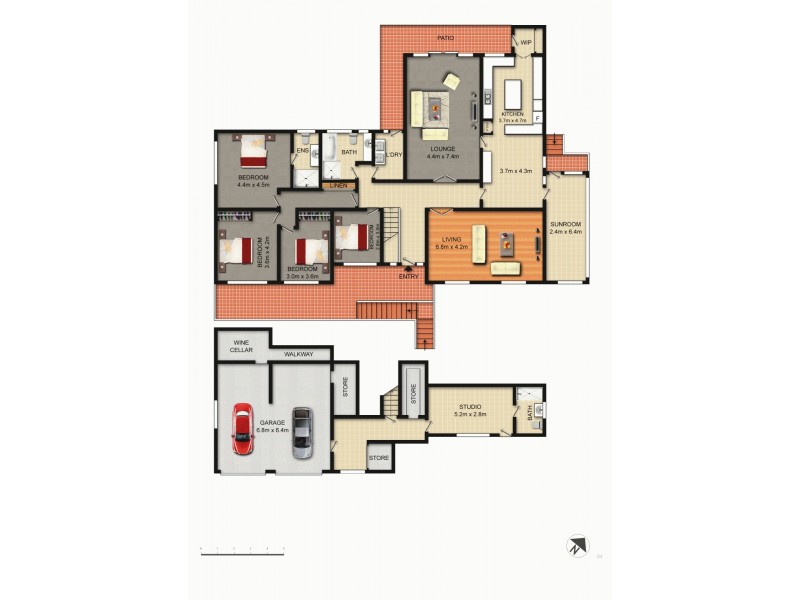 4 Fishburn Street, Red Hill ACT 2603 Floorplan
