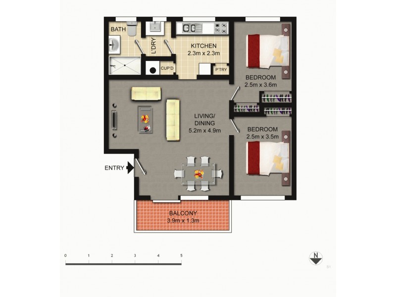 11/104 Henderson Road, Queanbeyan NSW 2620 Floorplan