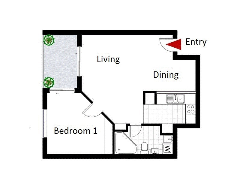48/72 Wentworth Avenue, Kingston ACT 2604 Floorplan