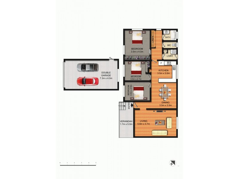 56 Handcock Crescent, Macgregor ACT 2615 Floorplan