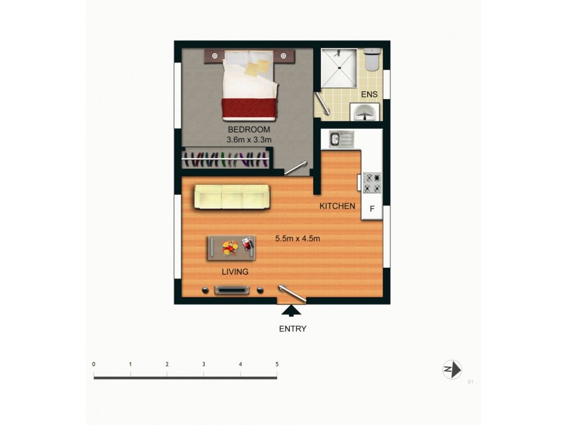 1/4 Nuyts Street, Red Hill ACT 2603 Floorplan