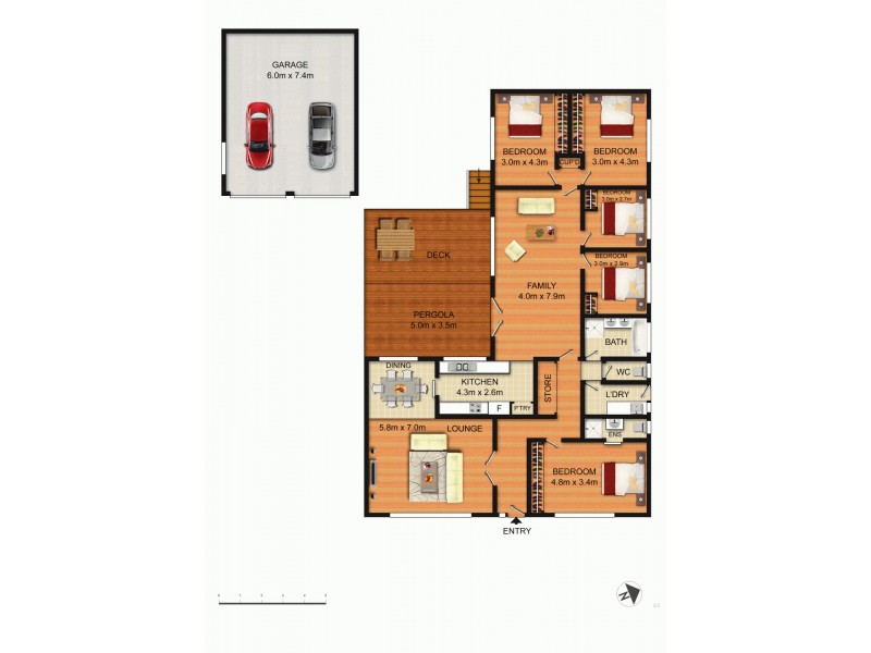 3 Symers Street, Kambah ACT 2902 Floorplan