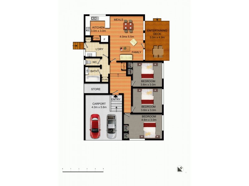 84 Walker Crescent, Narrabundah ACT 2604 Floorplan