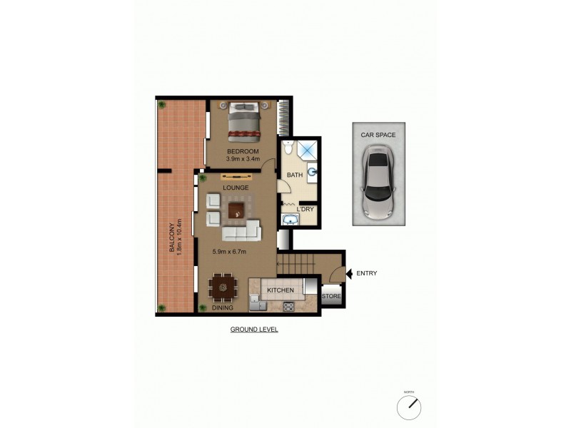 22/47 Blackall Street, Barton ACT 2600 Floorplan
