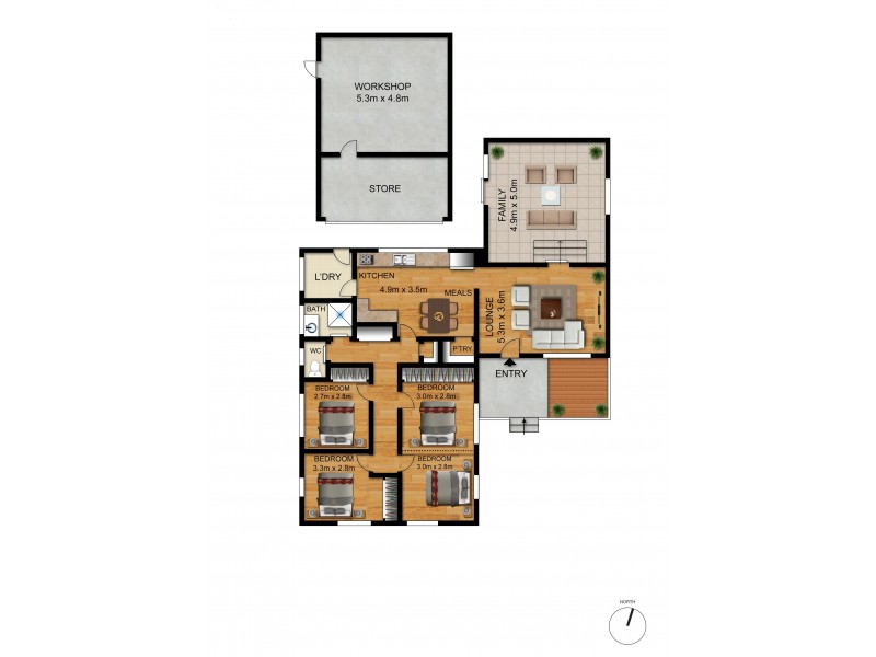148 Goyder Street, Narrabundah ACT 2604 Floorplan
