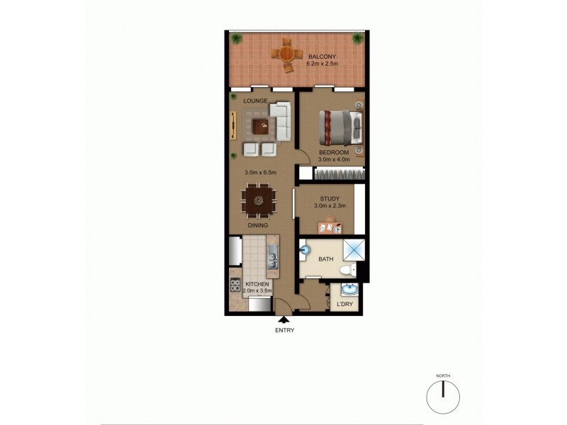 10/18 Devonport Street, Lyons ACT 2606 Floorplan