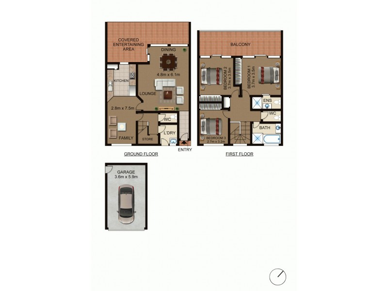 3/26 Pinkerton Circuit, Kambah ACT 2902 Floorplan