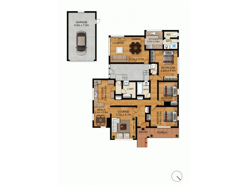 16 Landsborough Street, Griffith ACT 2603 Floorplan
