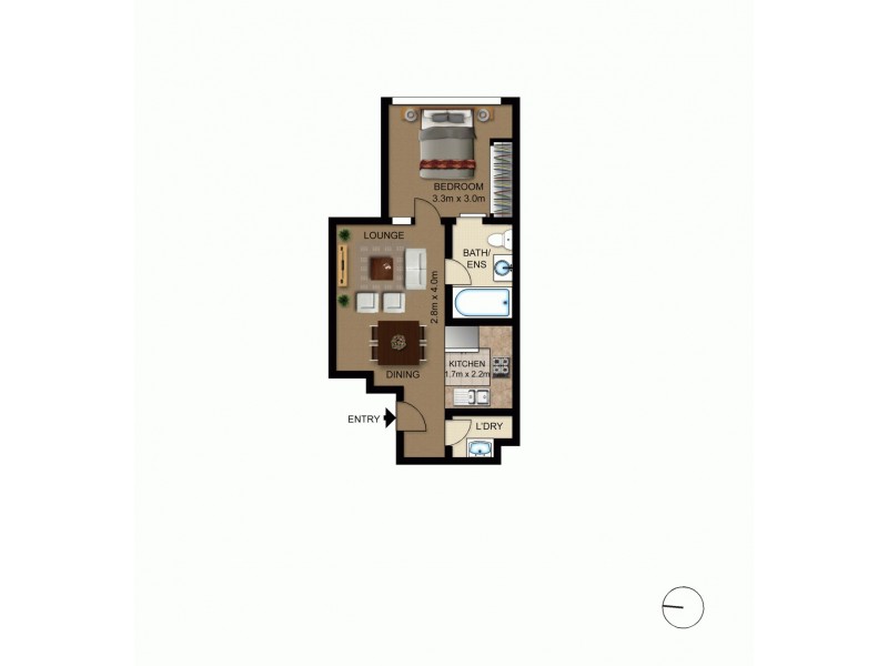 701/2 Akuna Street, City ACT 2601 Floorplan