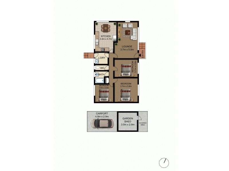 17 Jefferis Street, Torrens ACT 2607 Floorplan