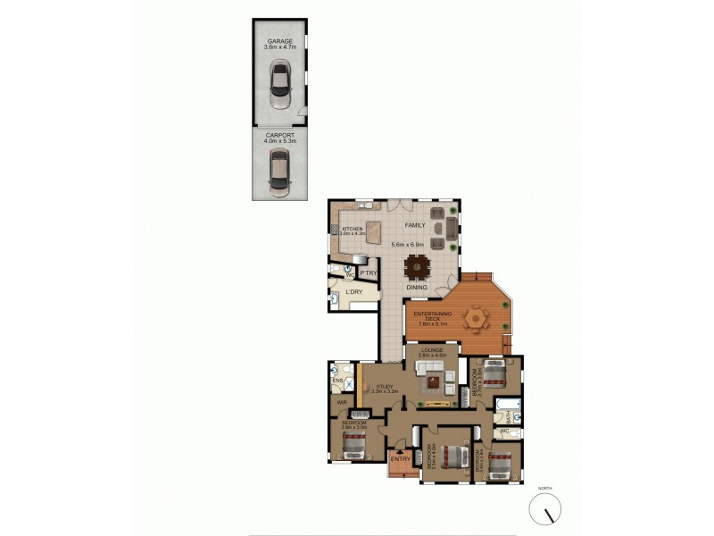 6 Meehan Gardens, Griffith ACT 2603 Floorplan