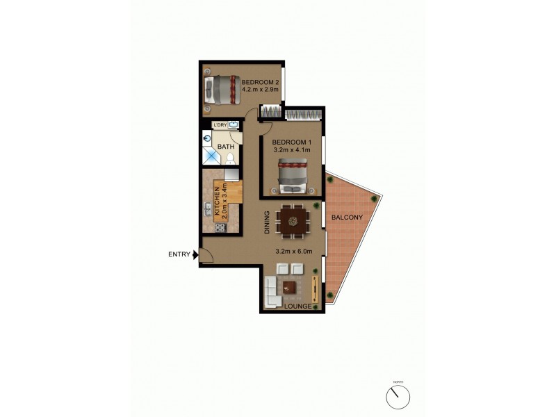125/15 Tench Street, Kingston ACT 2604 Floorplan