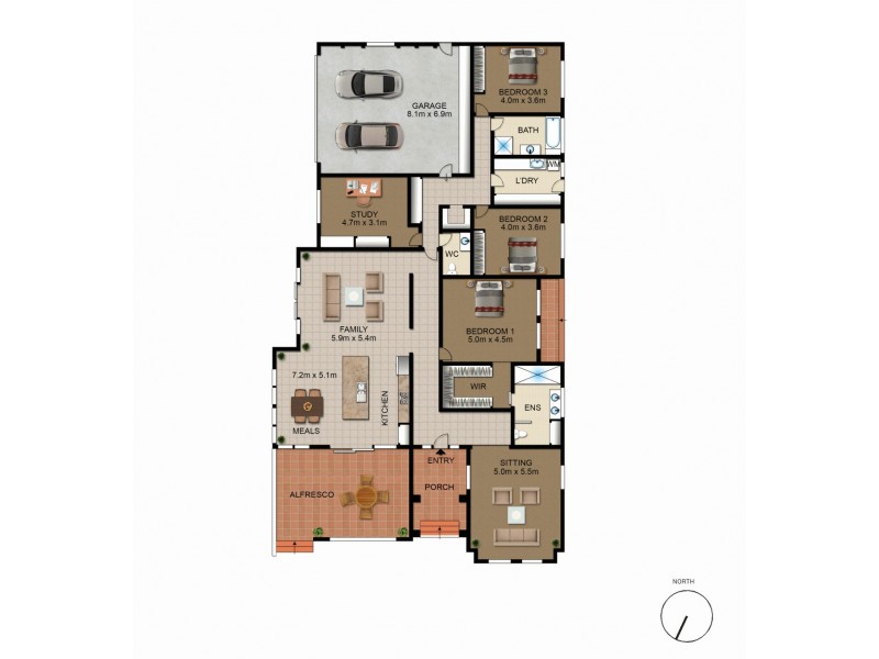 5 Quiros Street, Griffith ACT 2603 Floorplan
