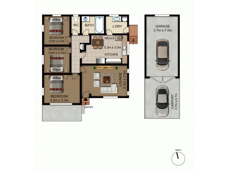 103 Captain Cook Crescent, Narrabundah ACT 2604 Floorplan