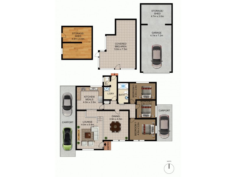 38 Padbury Street, Downer ACT 2602 Floorplan