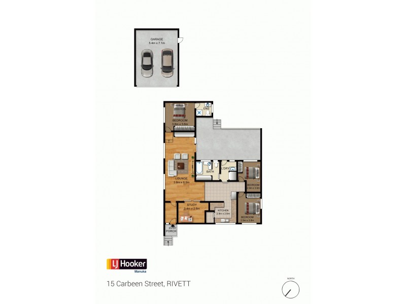 15 Carbeen Street, Rivett ACT 2611 Floorplan