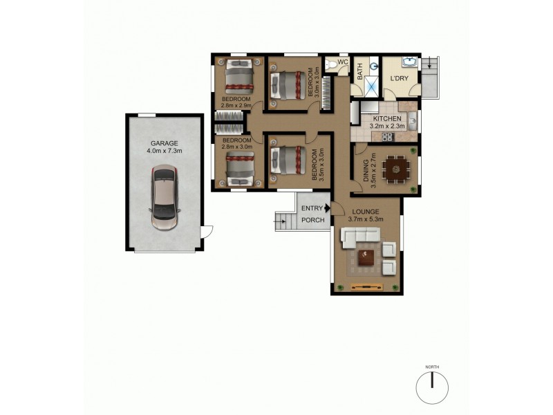 30 Greenvale Street, Fisher ACT 2611 Floorplan