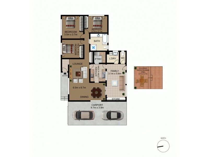 54 Swinden Street, Downer ACT 2602 Floorplan