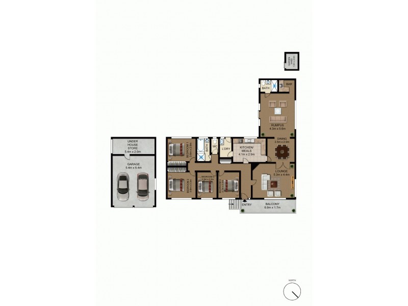 16 Parker Street, Curtin ACT 2605 Floorplan